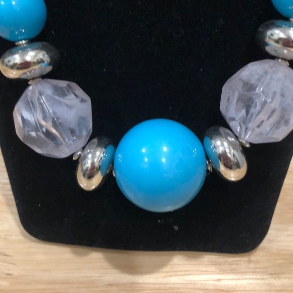 Short neckless blue clear frosted needs - Picture 4 of 4